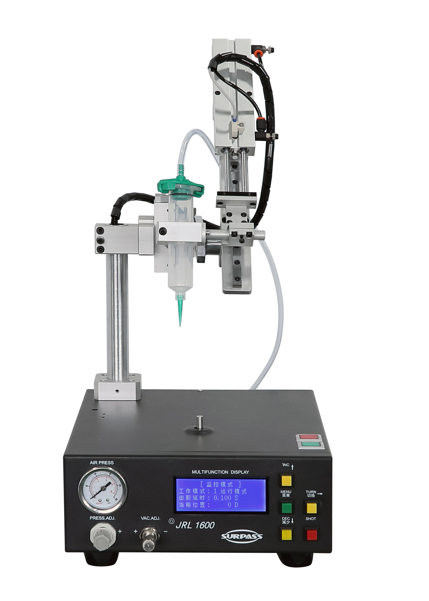 喇叭圓形數(shù)控點(diǎn)膠機(jī)JRL-1600